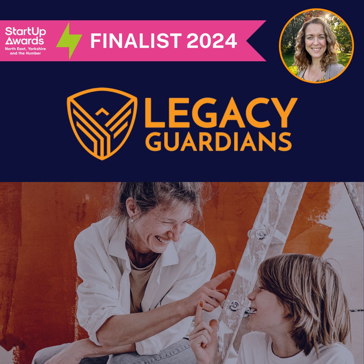 PRESS RELEASE: Cramlington-Based Legacy Guardians Named Finalist for North East UK StartUp Award 2024